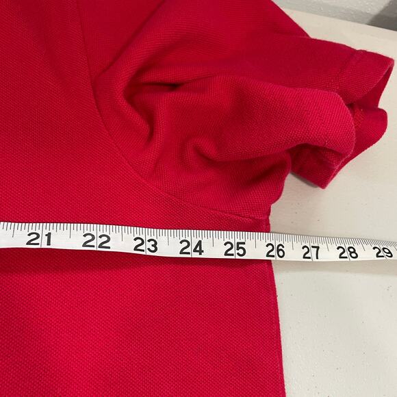 VINTAGE DISNEY Mickey Mouse Red Polo Shirt Collared Heart Embroidered 18/20W - Picture 7 of 8